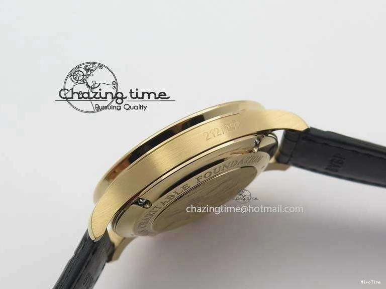 MIROTIME 0324 Portuguese Chrono RG IW371433 Jackie Chan ZF 1:1 Best Edition Gray Dial On Black Leather Strap A7750 V WrinkleFree 7273